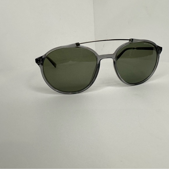 Sunglasses Armani Exchange AX 4069 S 82439A Transparent Dark Grey - Picture 4 of 10